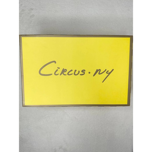 NEW Circus NY Marlee Black Snake Print Block Heel Pumps Womens 8M Box Career - Picture 8 of 8